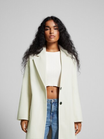 Manteau mi-saison Bershka en beige : devant