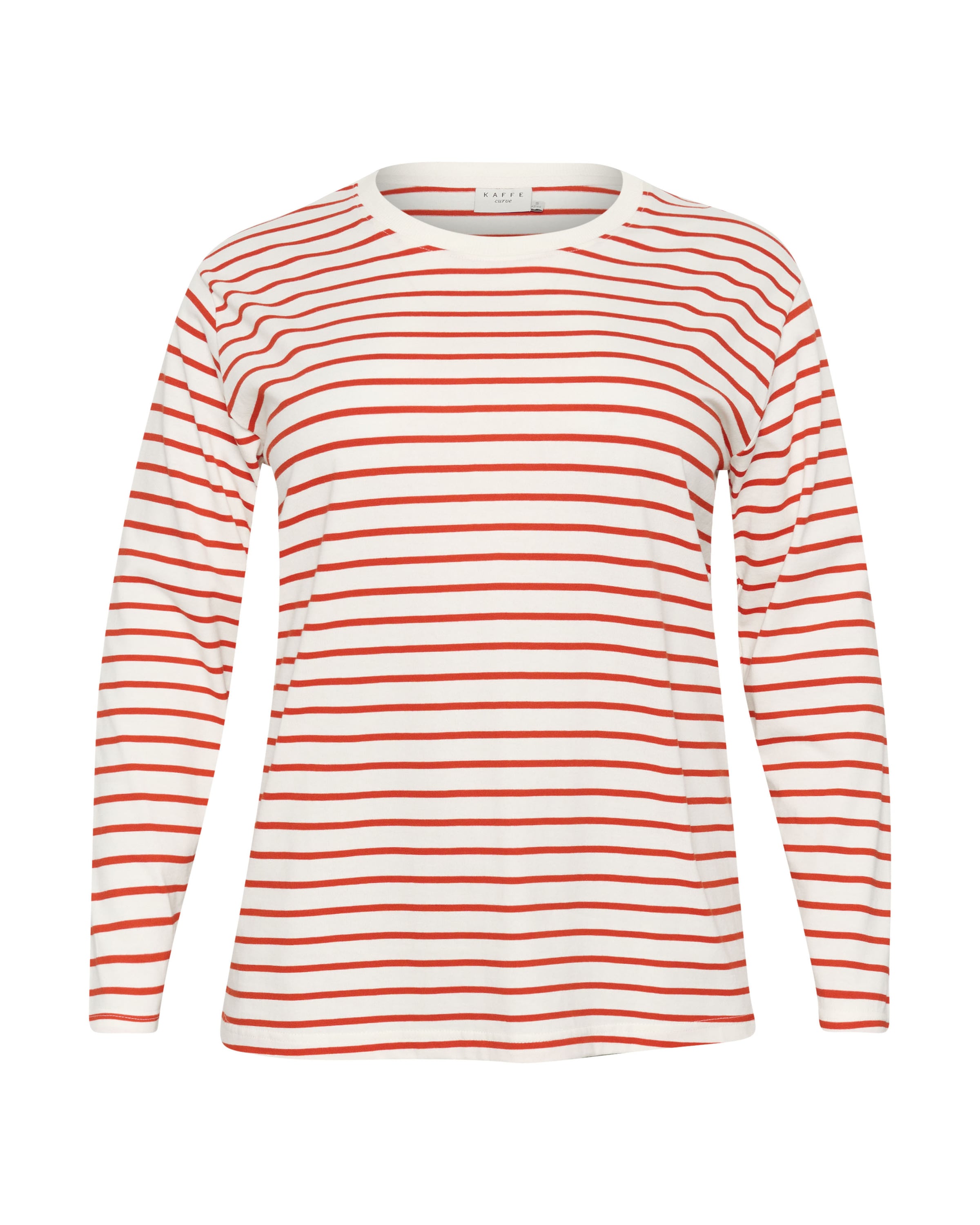 KAFFE CURVE T-shirt 'Winni' i vit: framsida