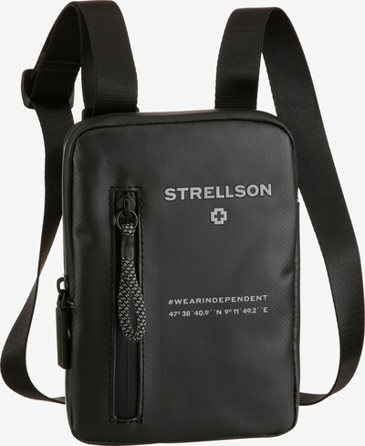STRELLSON Tasche 'Brian' in hellgrau / schwarz, Produktansicht