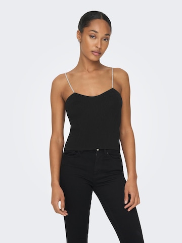 ONLY Knitted Top 'Moon' in Black: front