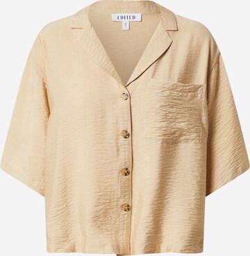 Camicia da donna 'Gabriela' di EDITED in beige: frontale