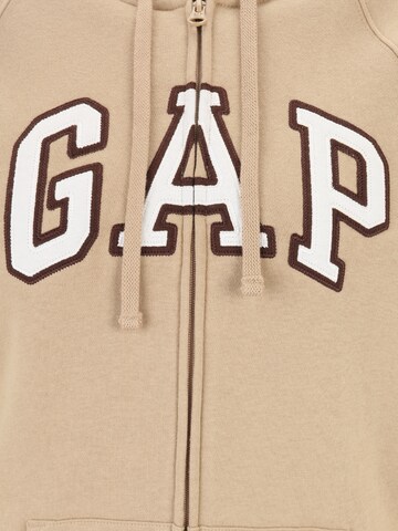 Gap Tall Sweat jacket 'HERITAGE' in Beige