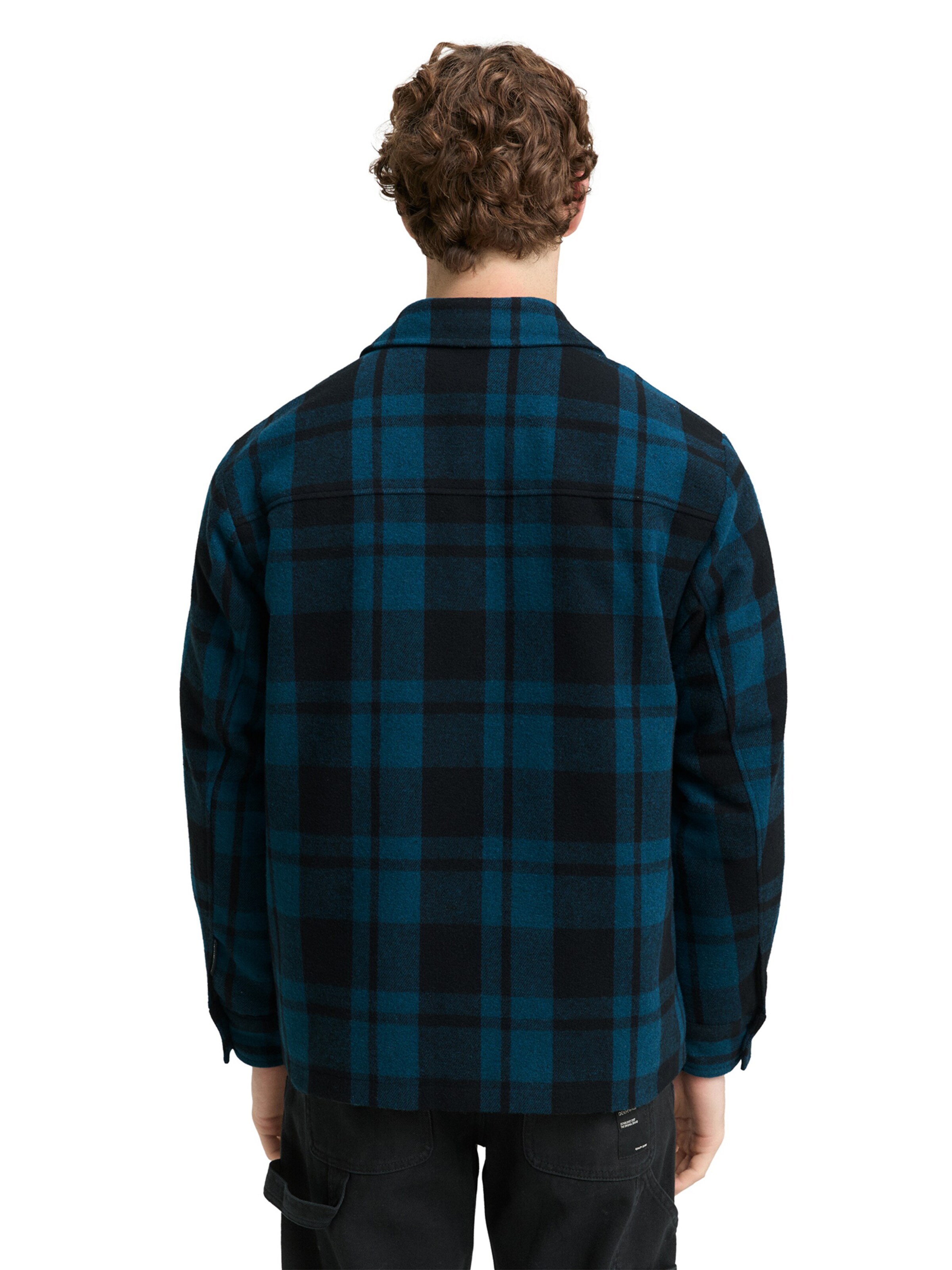 TOM TAILOR DENIM Φθινοπωρινό και ανοιξιάτικο μπουφάν σε μπλε