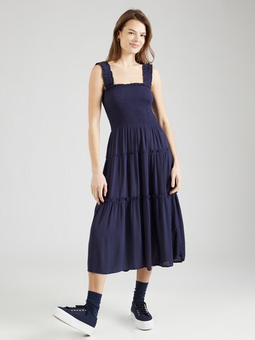 VERO MODA Jurk 'MENNY' in Blauw: voorkant