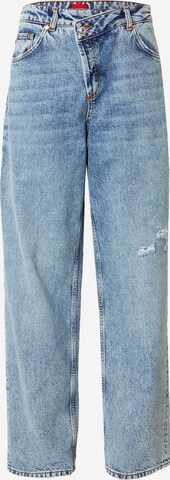 Wide leg Jeans 'Gisanna' di HUGO in blu: frontale