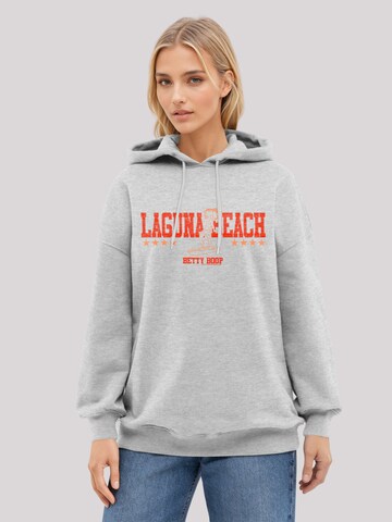 F4NT4STIC Hoodie in Grau: Vorderseite