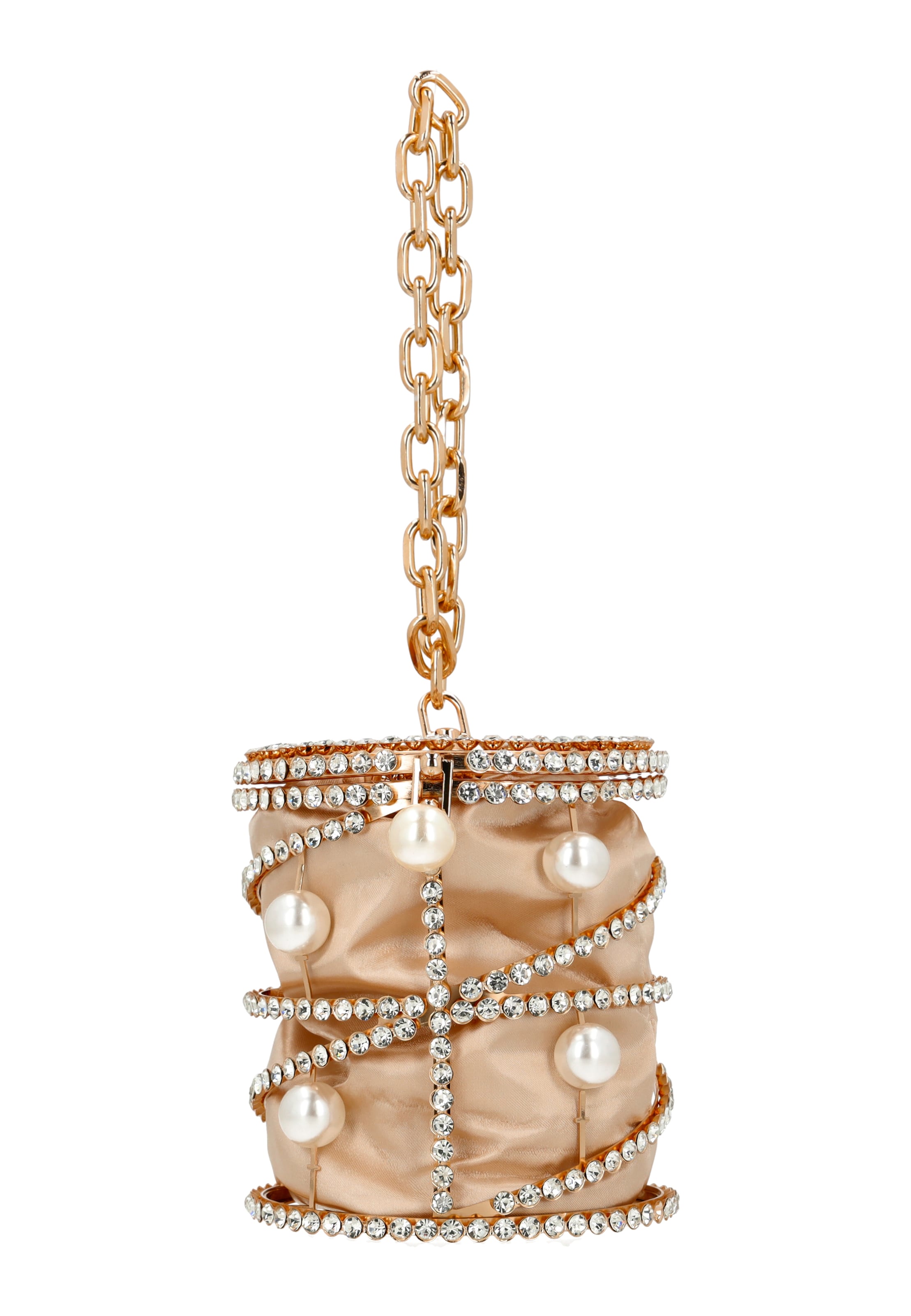 faina Clutch in Gold: Vorderseite