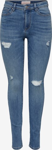 Only Petite Skinny Jeans i blå: forside