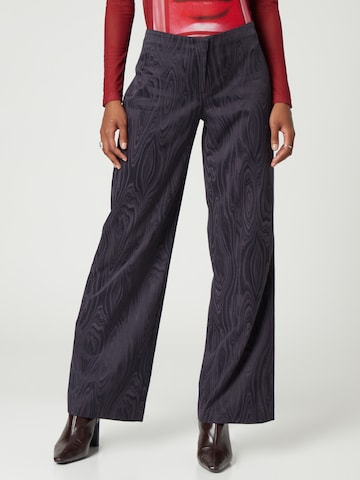 Wide Leg Pantalon 'Rosanna' Bella x ABOUT YOU en gris : devant