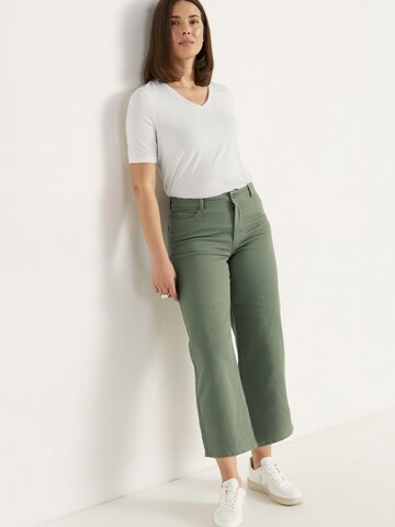 Cellbes of Sweden Wide leg Jeans in Groen