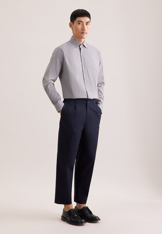 Coupe regular Chemise business 'Schwarze Rose' SEIDENSTICKER en beige