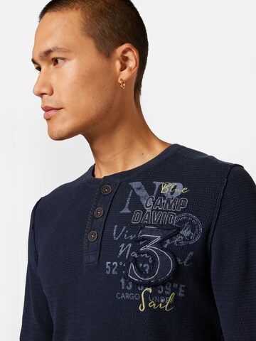 Pull-over CAMP DAVID en bleu