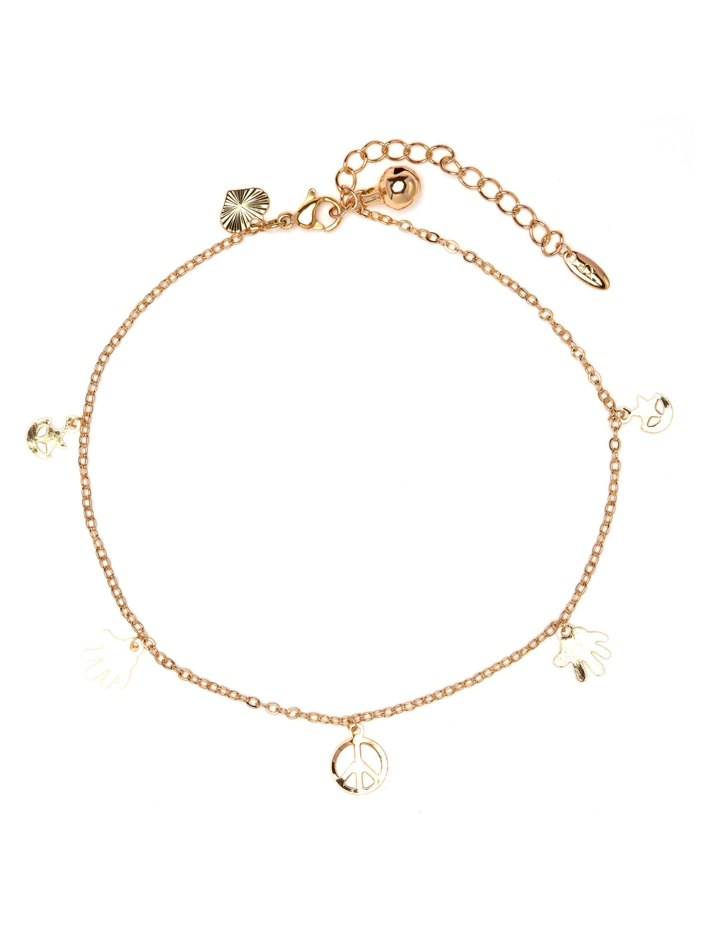 Luxenter Armband 'Basal'‌‌‌‌ in 24 cm in gold, Produktansicht