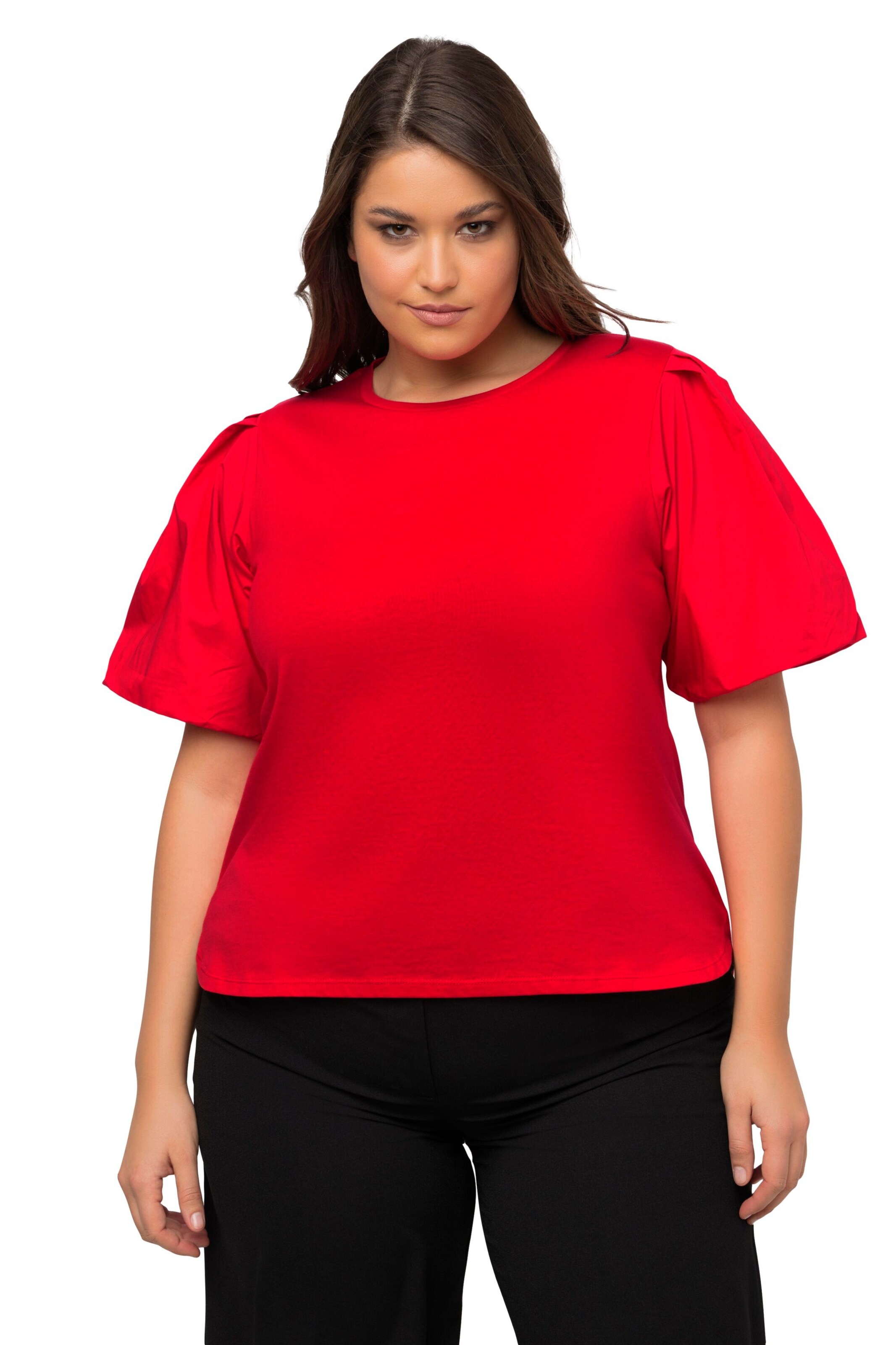 Ulla Popken Shirt in Orange: Vorderseite