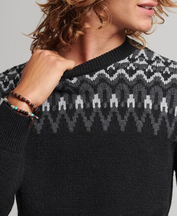 Pull-over 'Vintage Fairisle' Superdry en noir