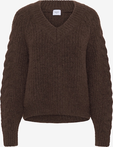 SAINT TROPEZ Pullover 'Manda' i brun: forside