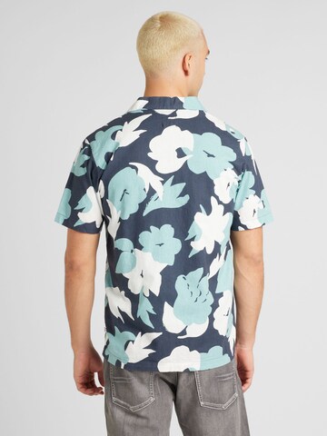 QS Comfort Fit Hemd in Blau