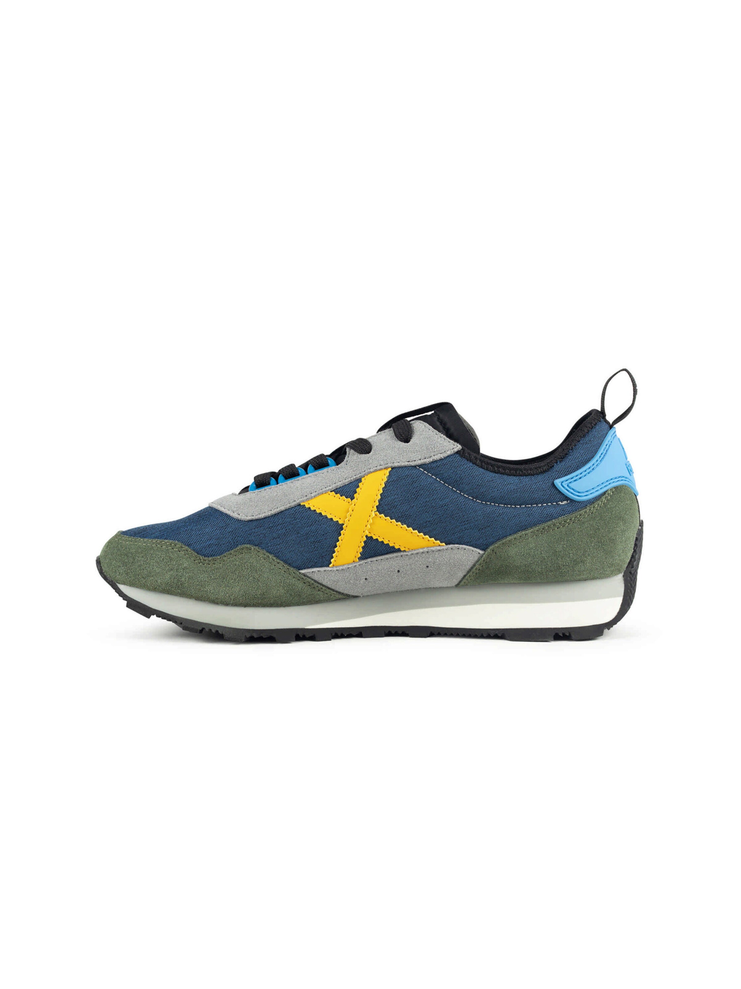 MUNICH Platform trainers 'Um' in Blue: front