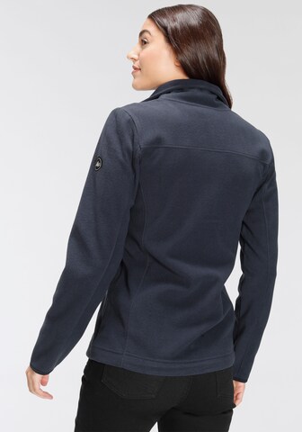 POLARINO Athletic Fleece Jacket in Blue