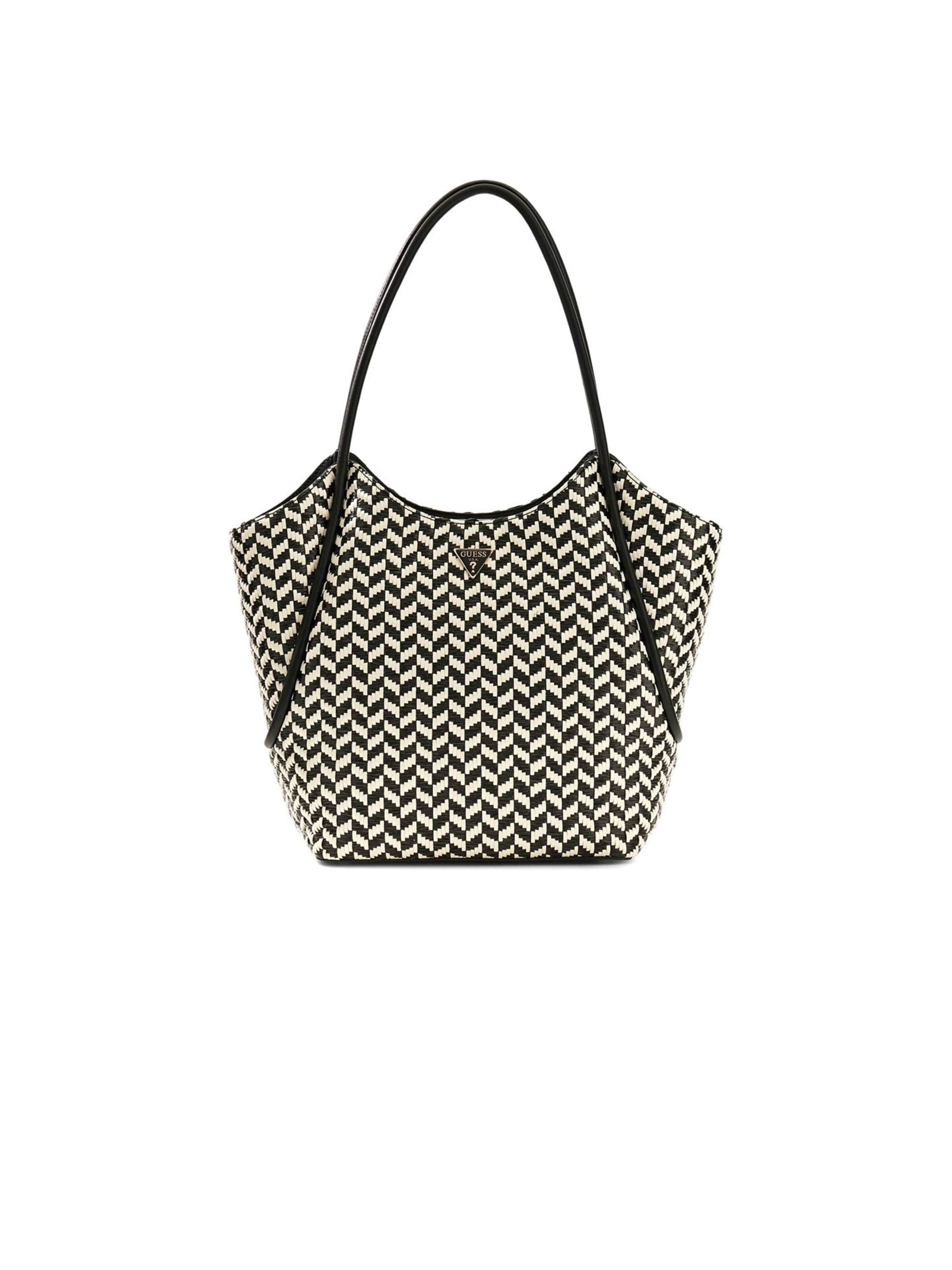 GUESS Schultertasche 'TESSI'‌‌‌‌‌‌‌ in Schwarz