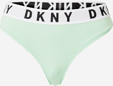 DKNY Intimates Thong in Green: front