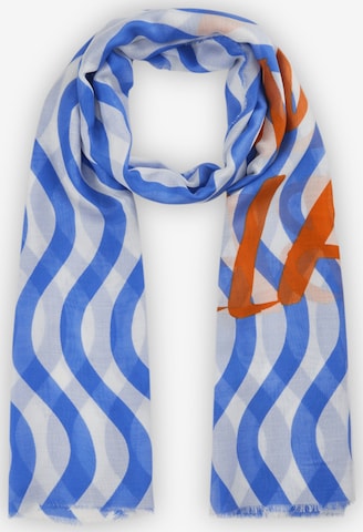 Écharpe CODELLO en bleu : devant