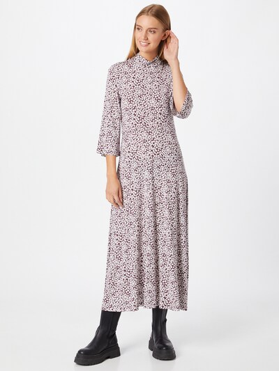 Rochie 'Fritta' Samsoe Samsoe pe ciocolatiu / mov deschis / alb, Vizualizare model