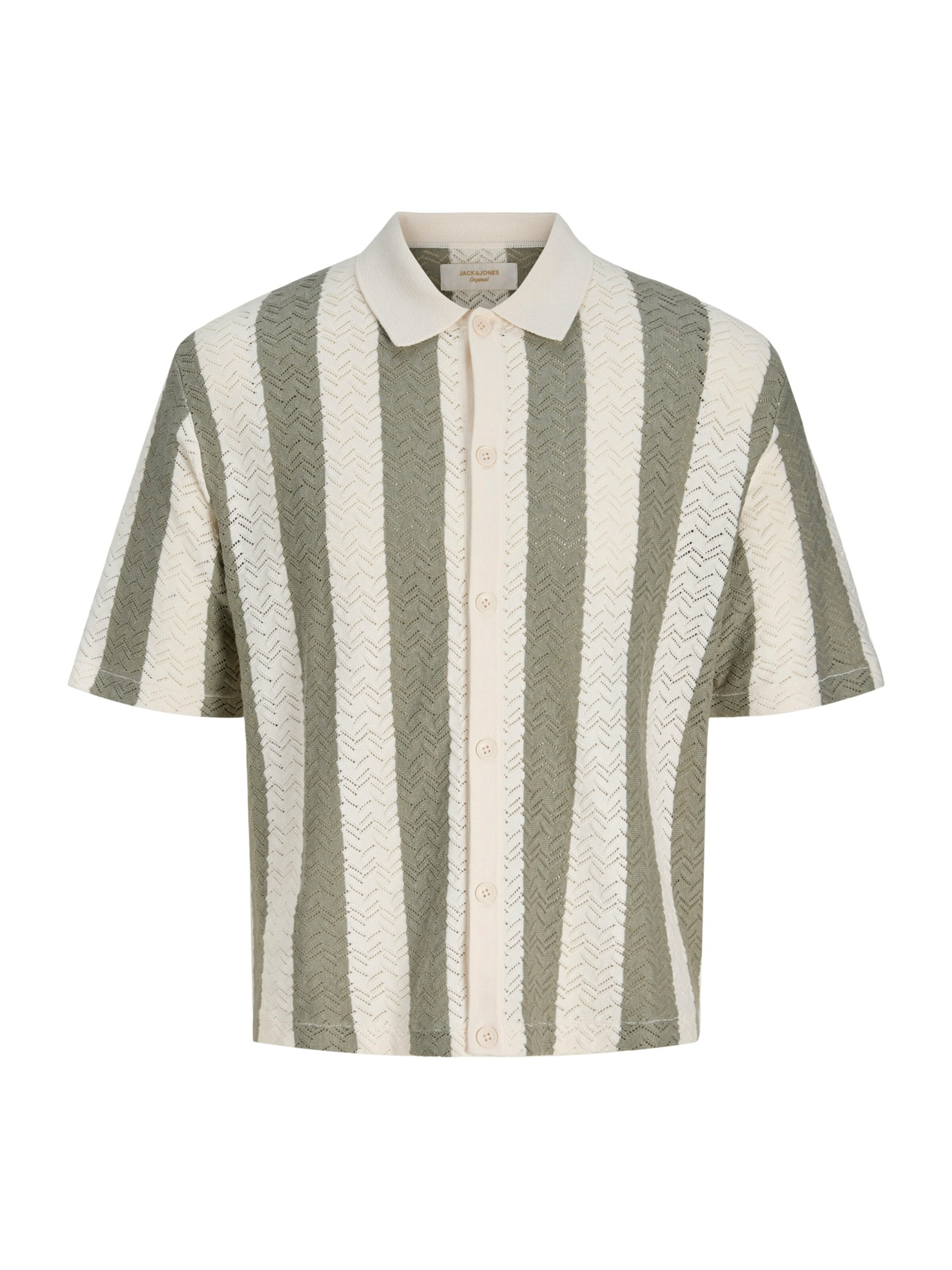 Jack & Jones Plus Kardigan 'JORTYLER' w kolorze beżowy: przód