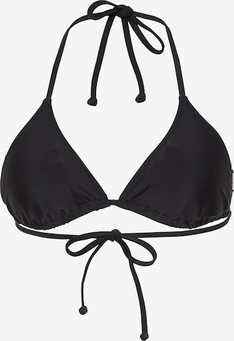 CHIEMSEE Bikini Top in Black: front