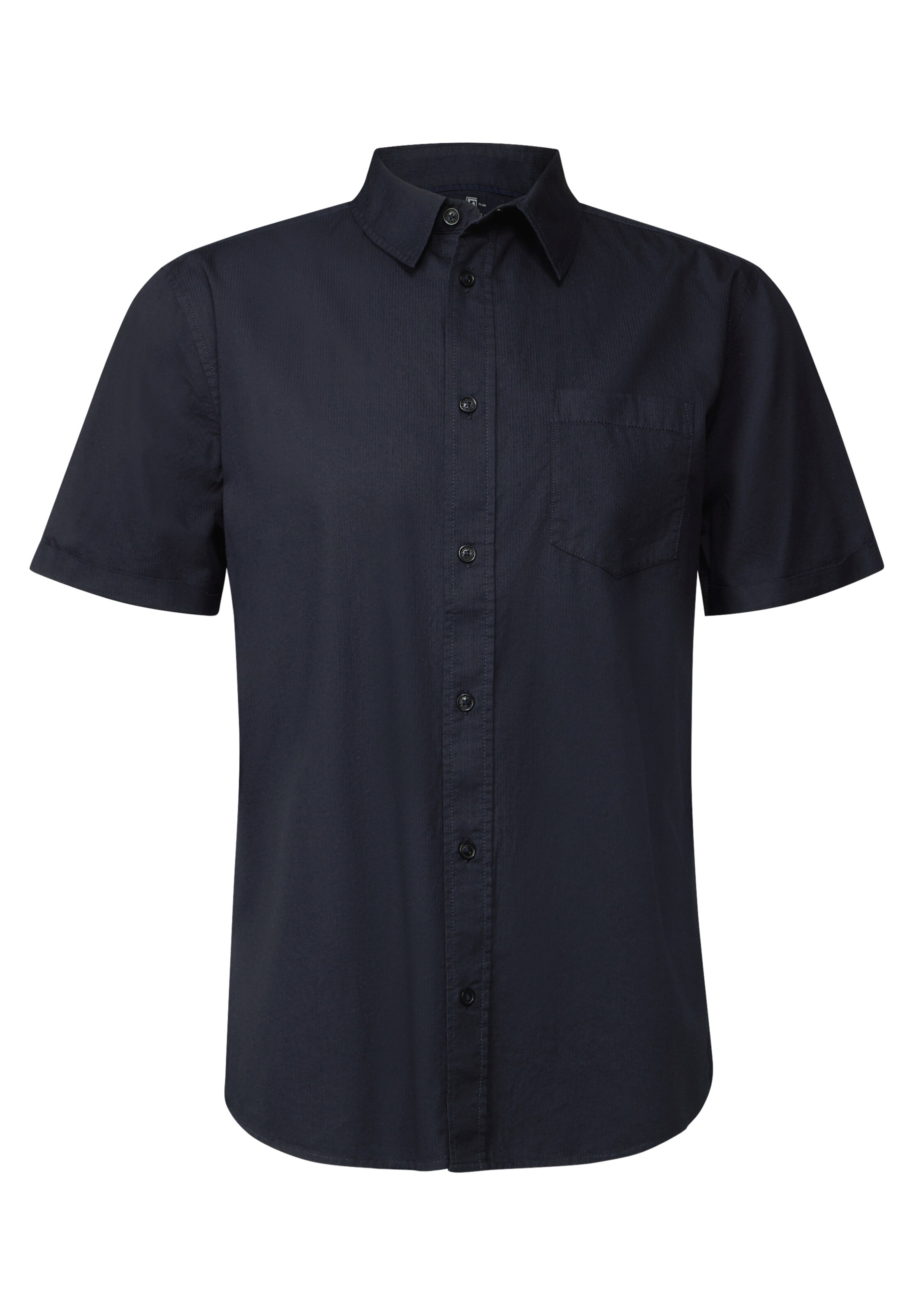 Street One MEN Regular fit Button Up Shirt in Blue: front
