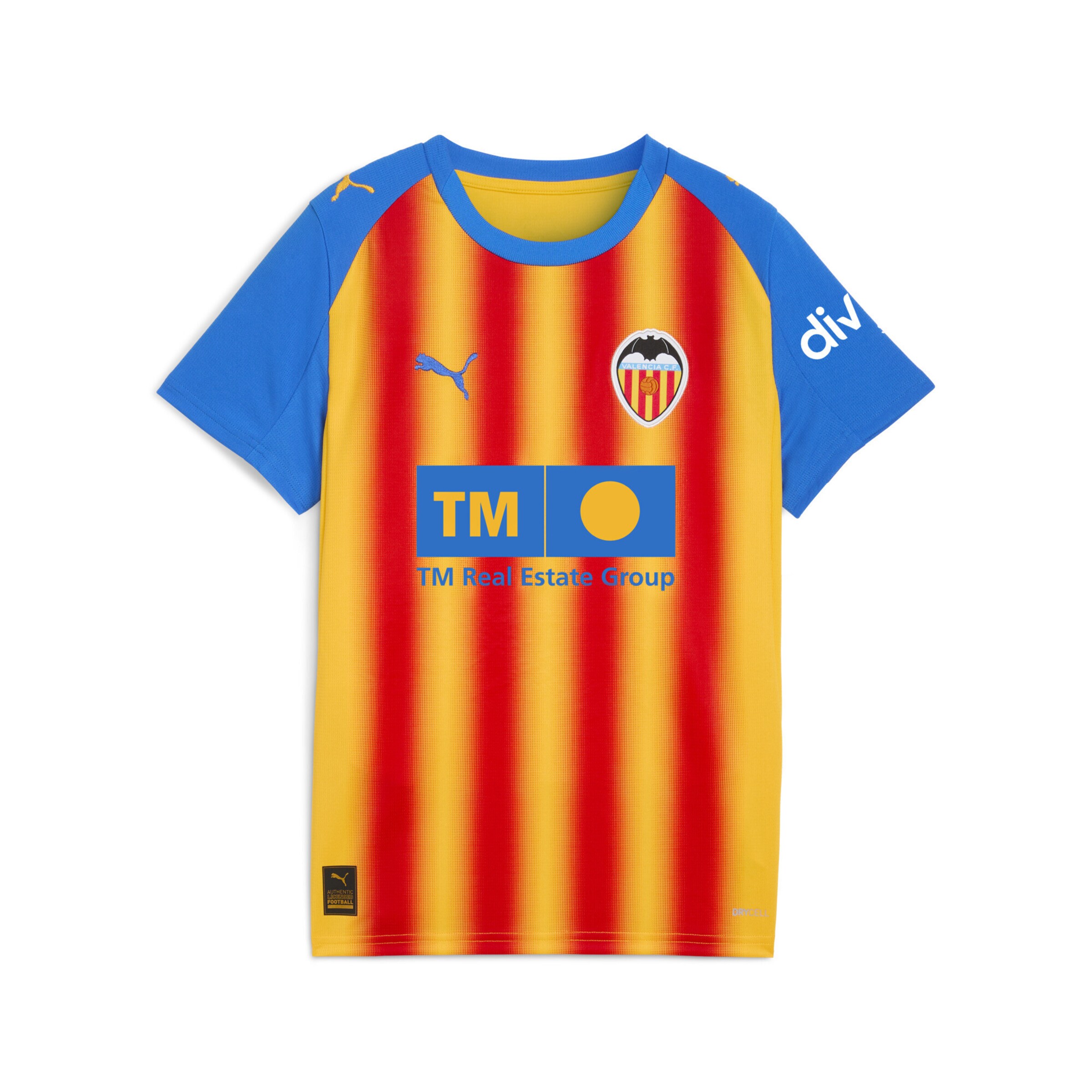 PUMA Performance shirt 'Valencia CF' in Yellow: front