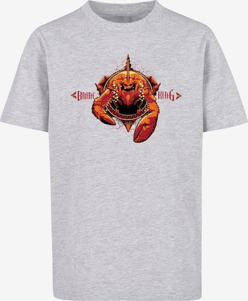 ABSOLUTE CULT T-Shirt 'Aquaman - Brine King' in Grau: predná strana