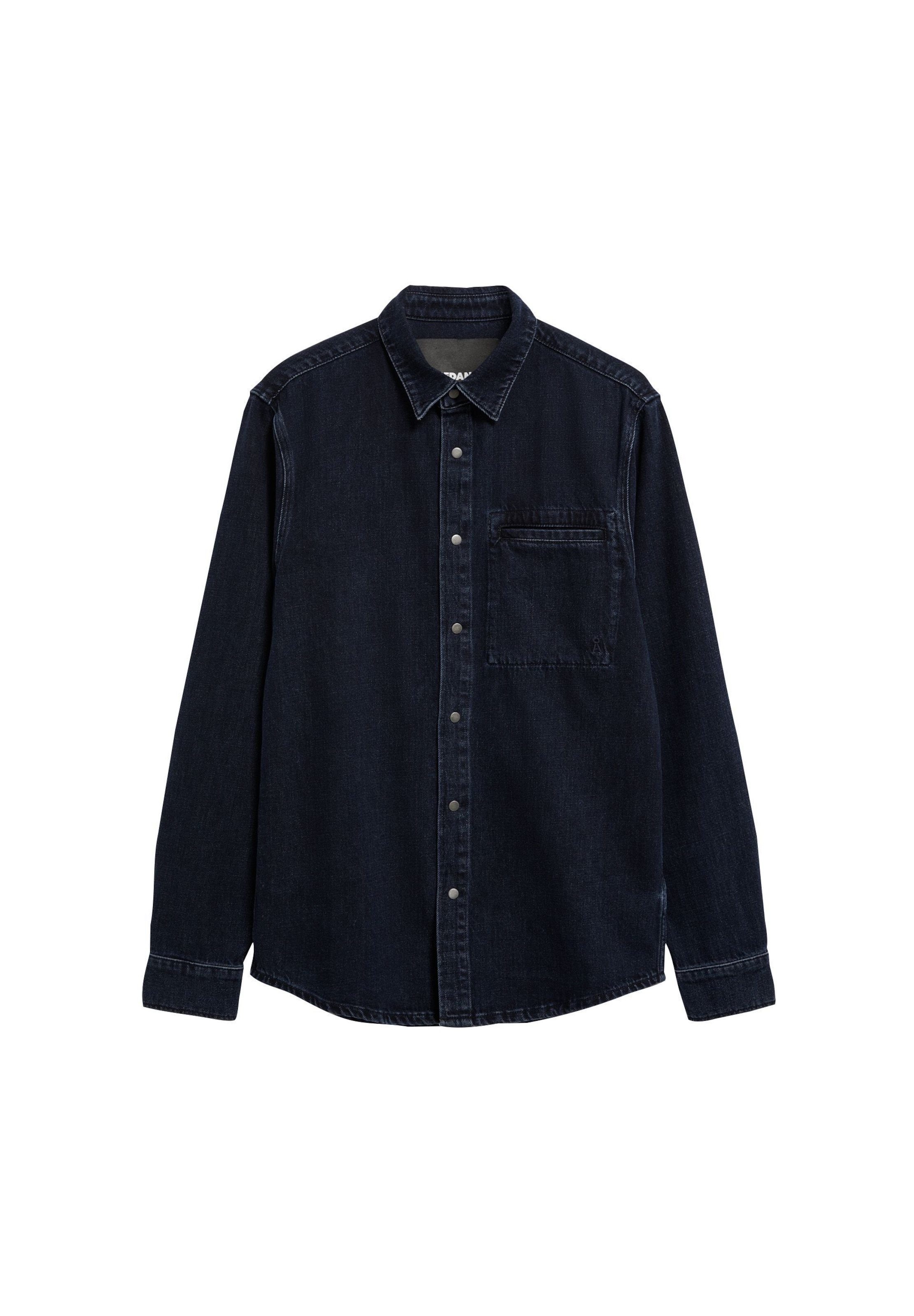 ARMEDANGELS Regular fit Overhemd in Blauw: voorkant