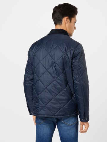 Barbour Jacke 'Barbour Shirt Quilt' in Blau