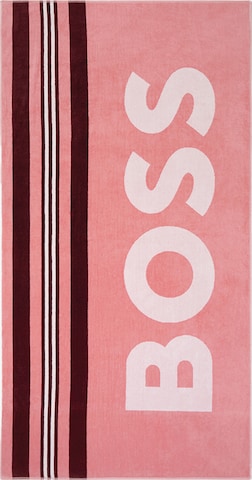 BOSS Home Beach Towel in Pink: front