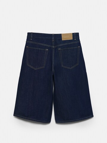 Wide Leg Jean Pull&Bear en bleu