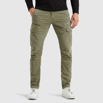 PME Legend Slim fit Cargo Pants in Green: front