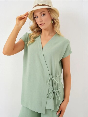 Bigdart - Calças de fato em verde