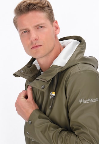 Schmuddelwedda Weatherproof jacket in Green