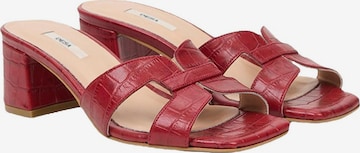 Desa - Zapatos abiertos 'Pantoletten mit Absatz' en rojo: frente