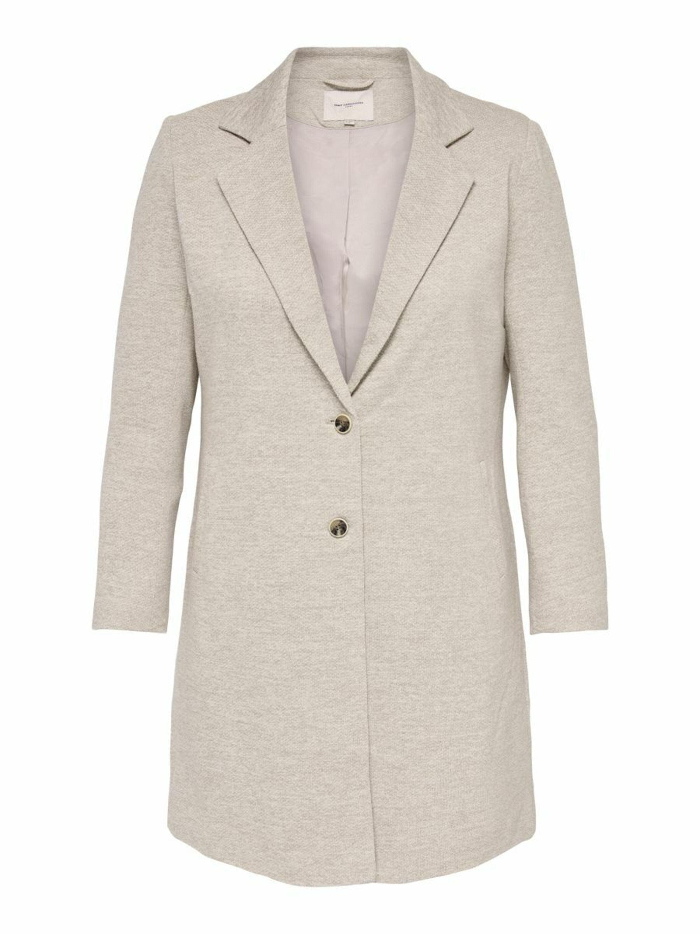 ONLY Carmakoma Демисезонное пальто 'Carrie' в Бежевый: спереди