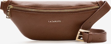 Lazarotti Fanny Pack 'Bologna' in Brown: front