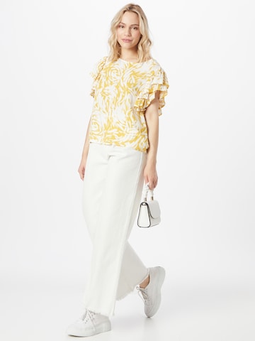 VERO MODA Blouse 'ANI BEA' in Yellow