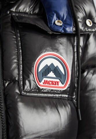 JACK1T Winterjas 'Front Runner' in Zwart
