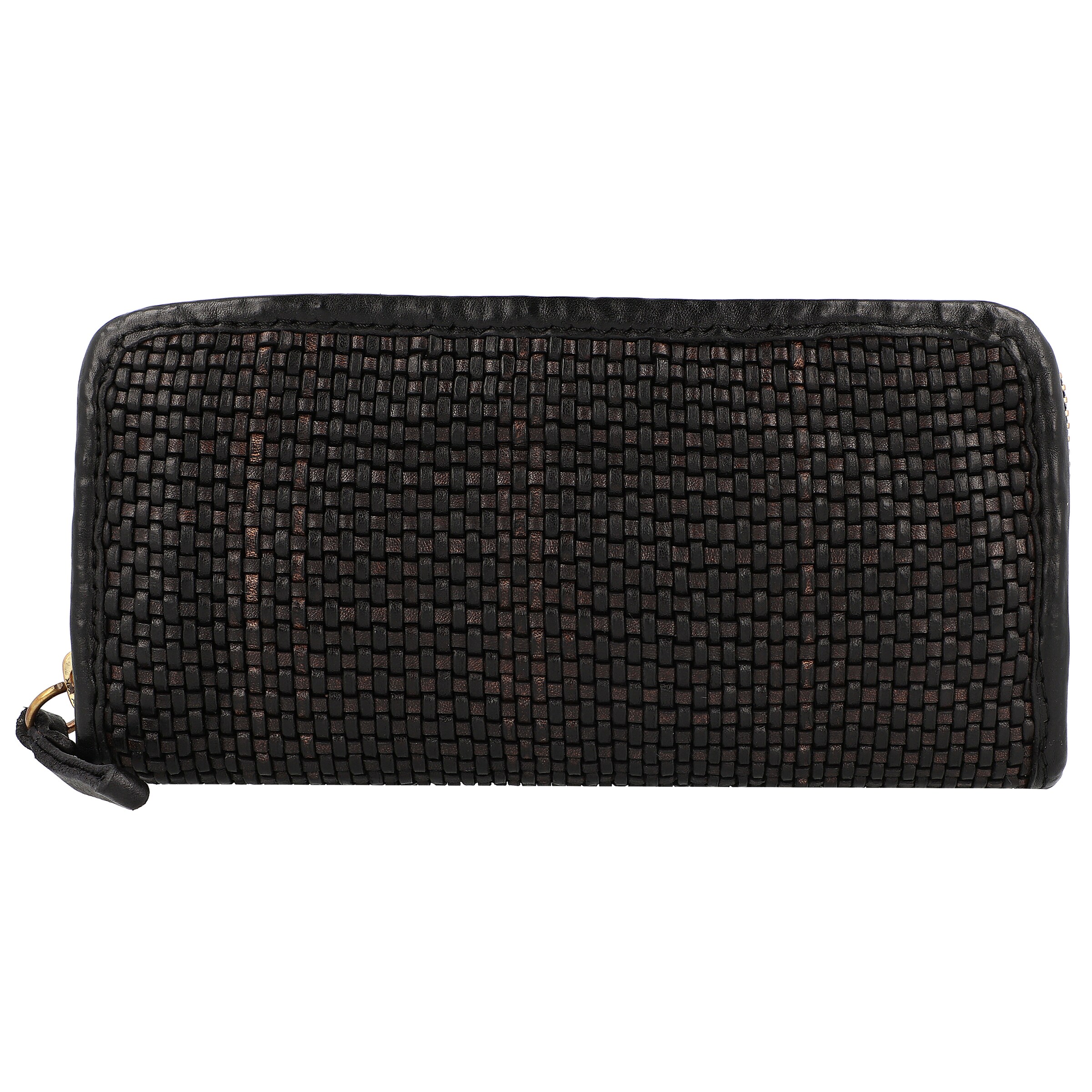 Campomaggi Portemonnaie in Schwarz: Vorderseite