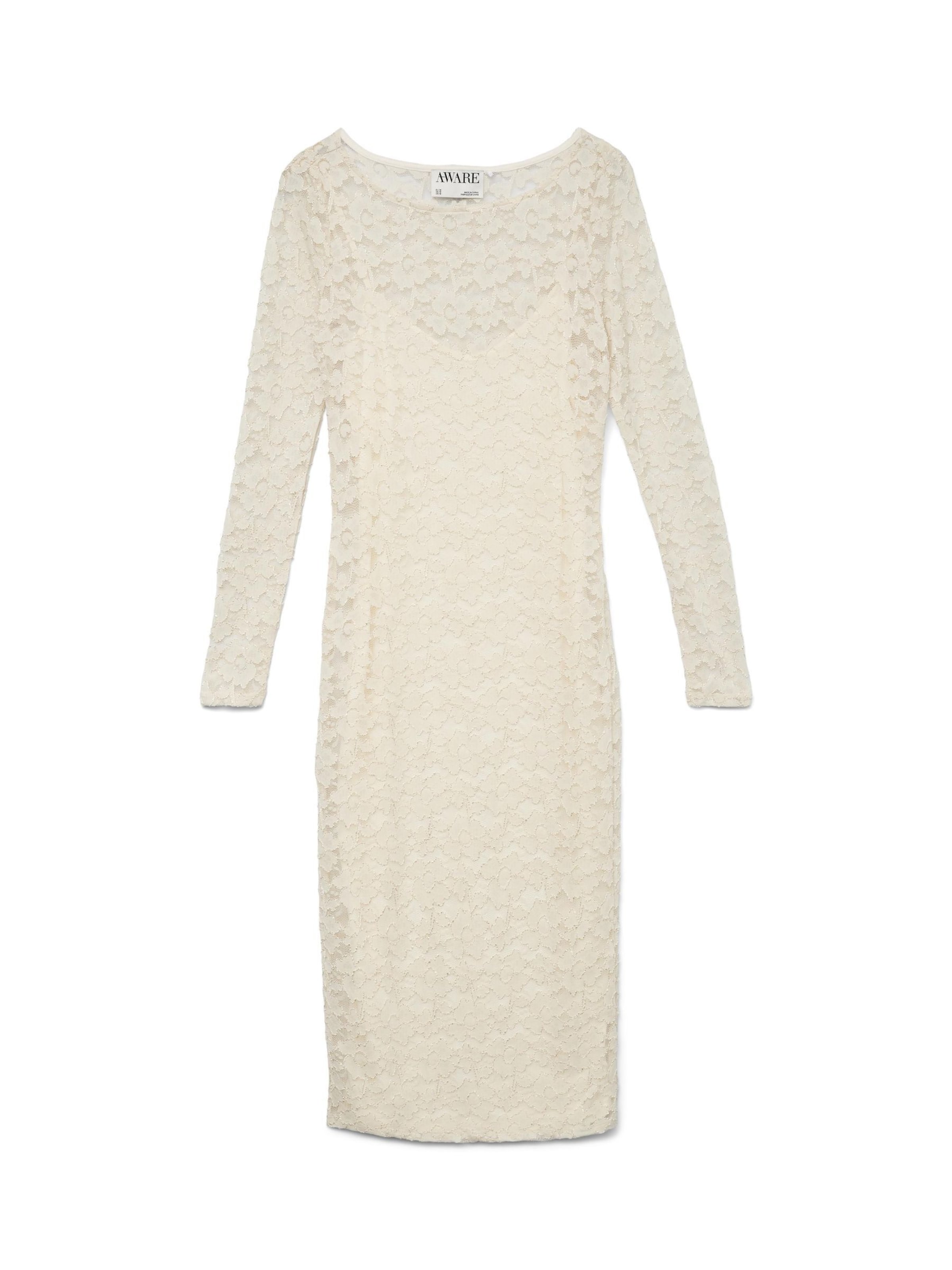 VERO MODA - Vestido 'PAULA' en blanco: frente