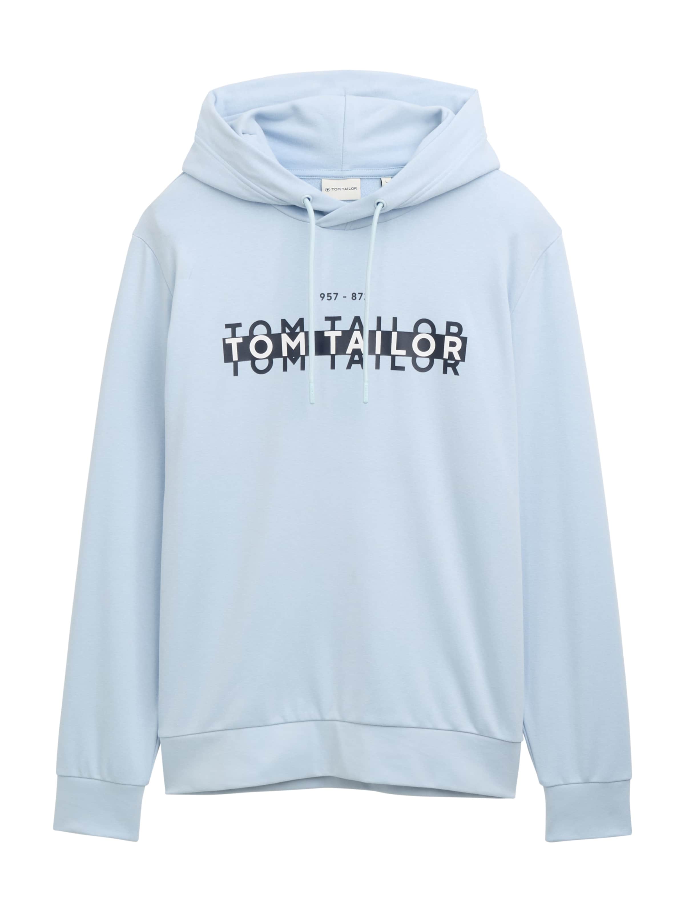 TOM TAILOR Mikina - Modrá: predná strana