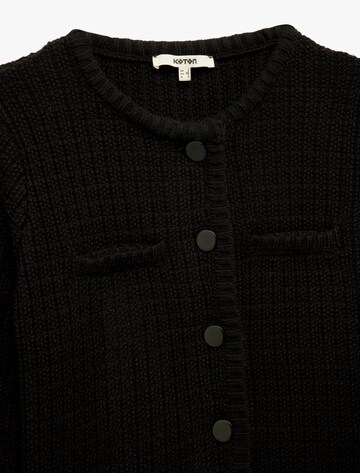 Koton Knit Cardigan in Black
