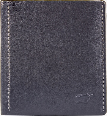 Braun Büffel Wallet 'HENRY' in Blue: front