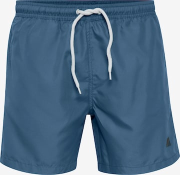 !Solid Board Shorts in Blue: front